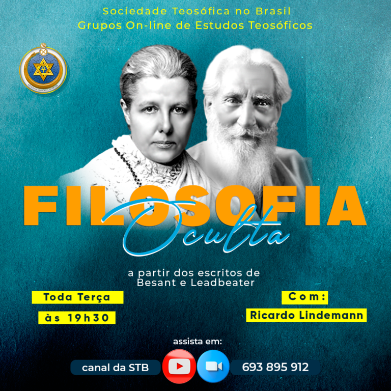 Filosofia Oculta toda terça às 19h30